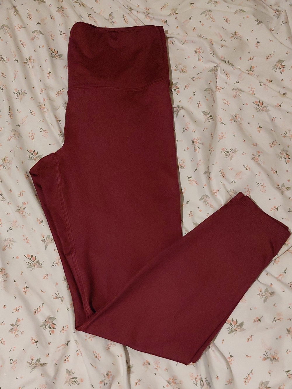 All In Motion Maroon High-Waist Leggings
